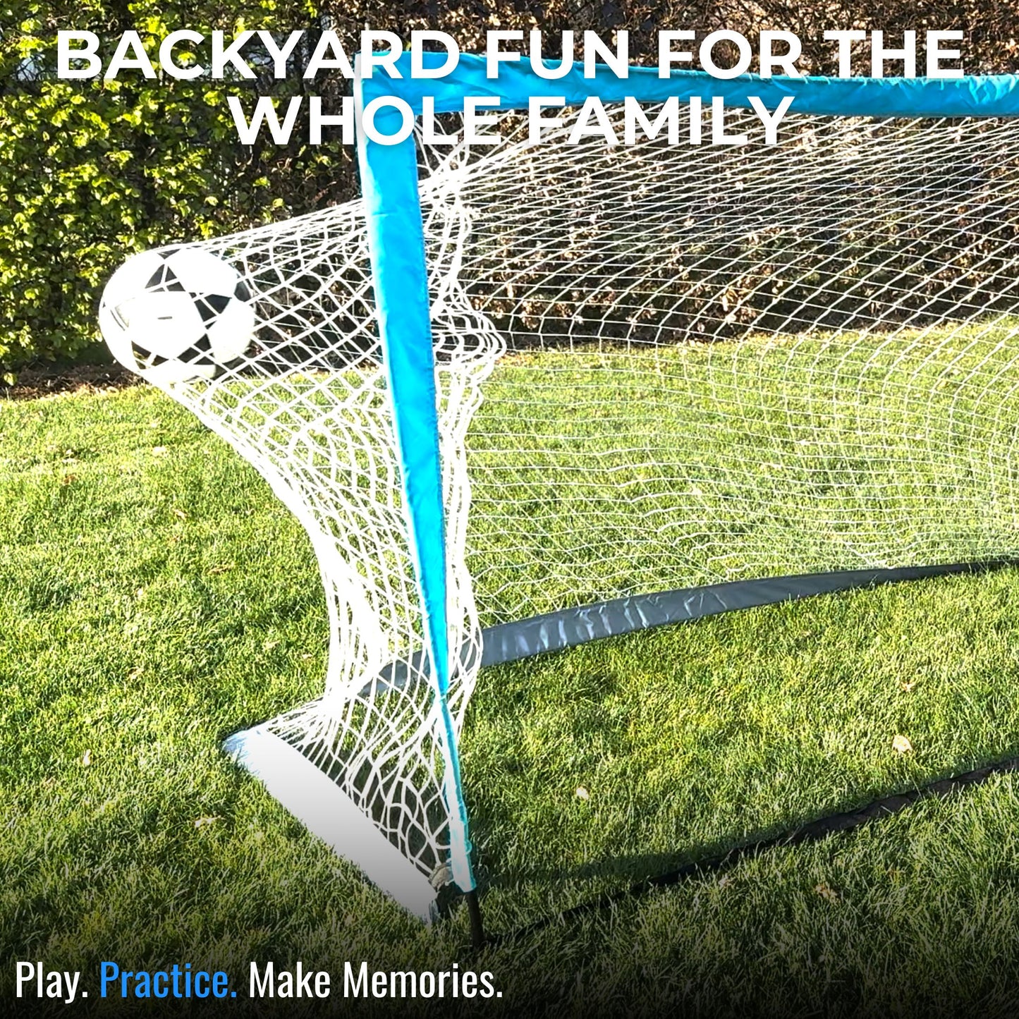 FOLDABLE SOCCER GOALS FOR KIDS - 2-PACK