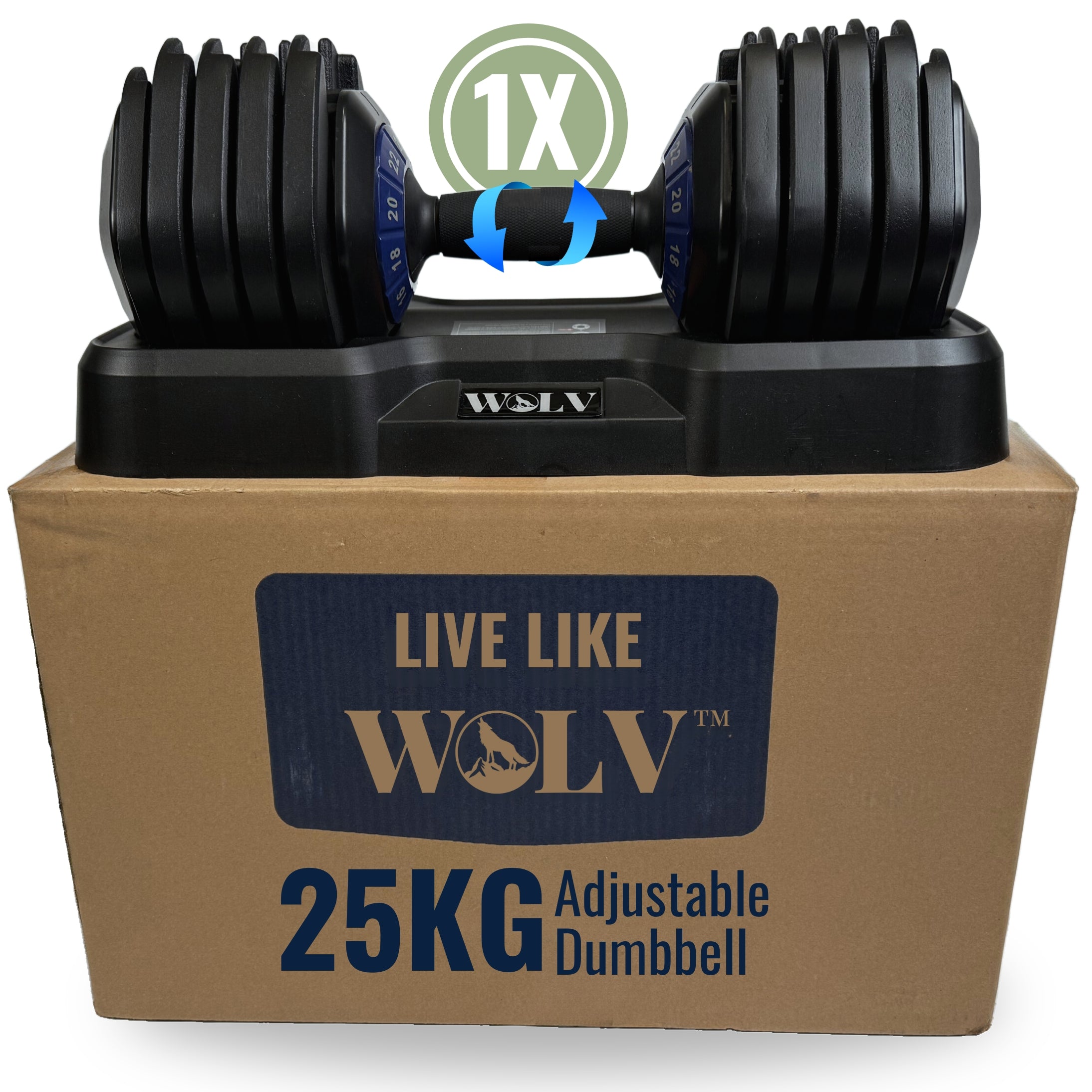 VERSTELBARE HALTER 25KG