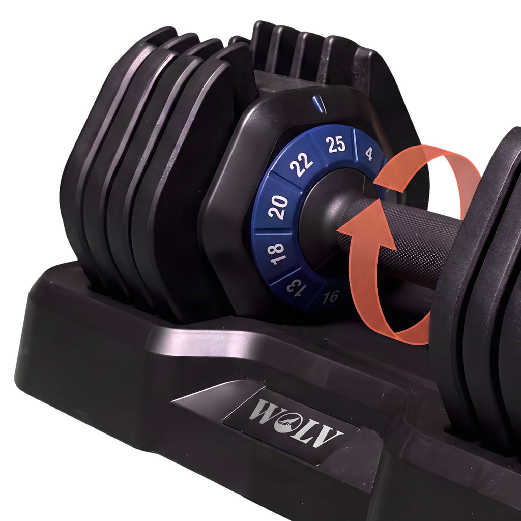 VERSTELBARE HALTERS 25KG - SET VAN 2