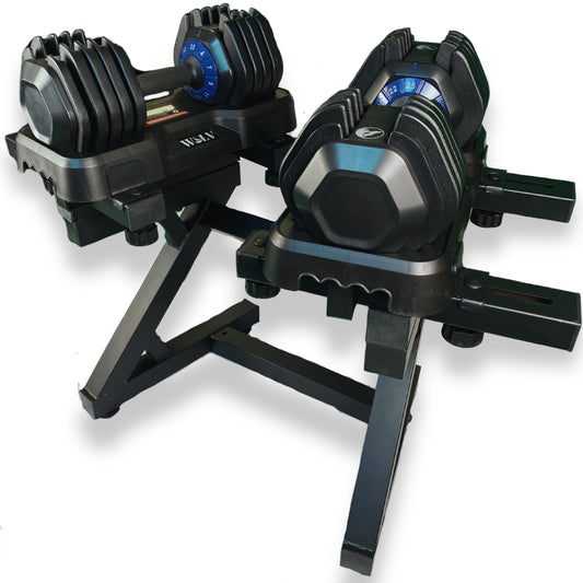 Adjustable Dumbbells 25KG + Rack Set