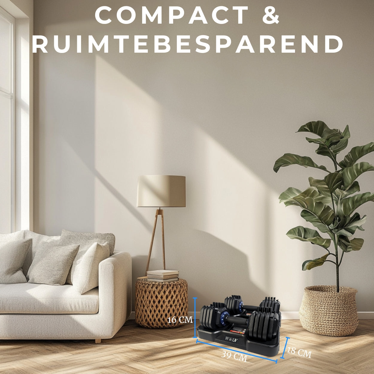 VERSTELBARE HALTER 11KG