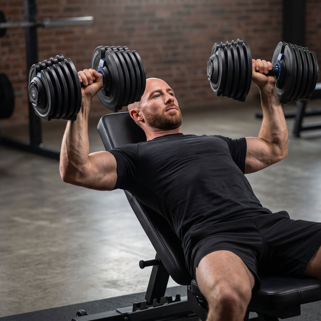VERSTELBARE HALTERS 40KG - SET VAN 2