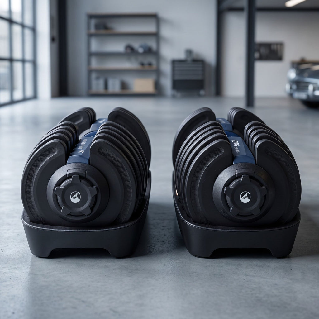 VERSTELBARE HALTERS 40KG - SET VAN 2