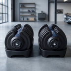 VERSTELBARE HALTERS 40KG - SET VAN 2