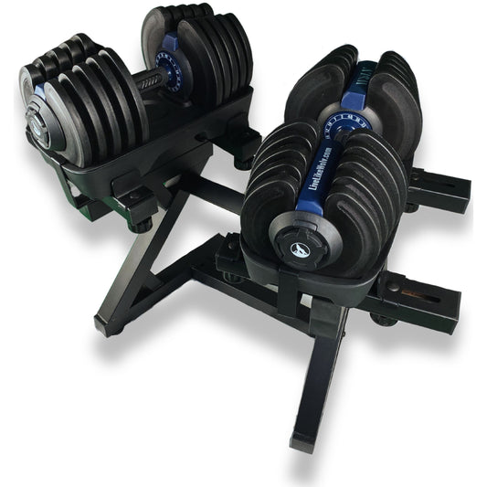 Adjustable Dumbbells 40KG + Rack Set