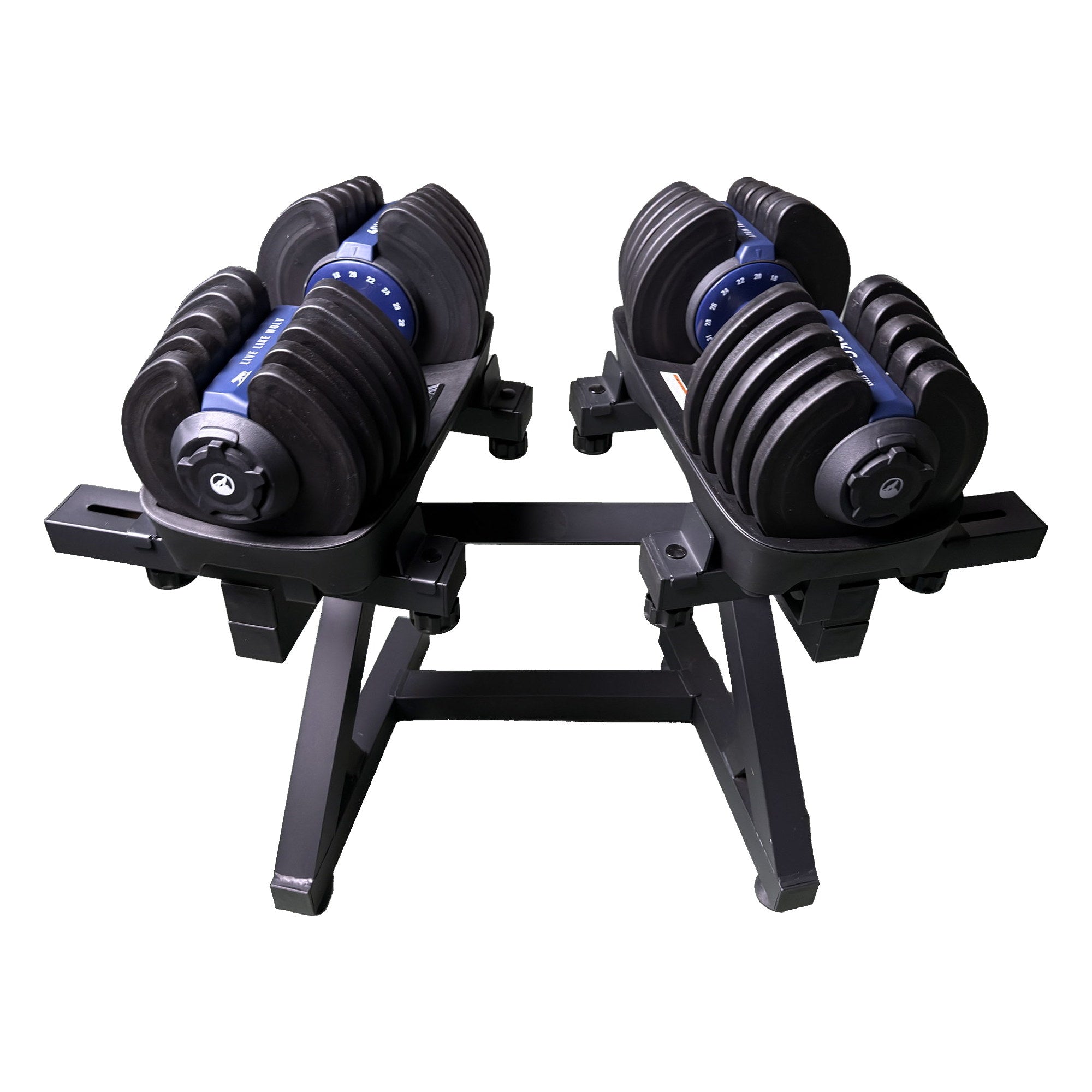 VERSTELBARE HALTER 40KG SET - VAN 2 + HALTERREK