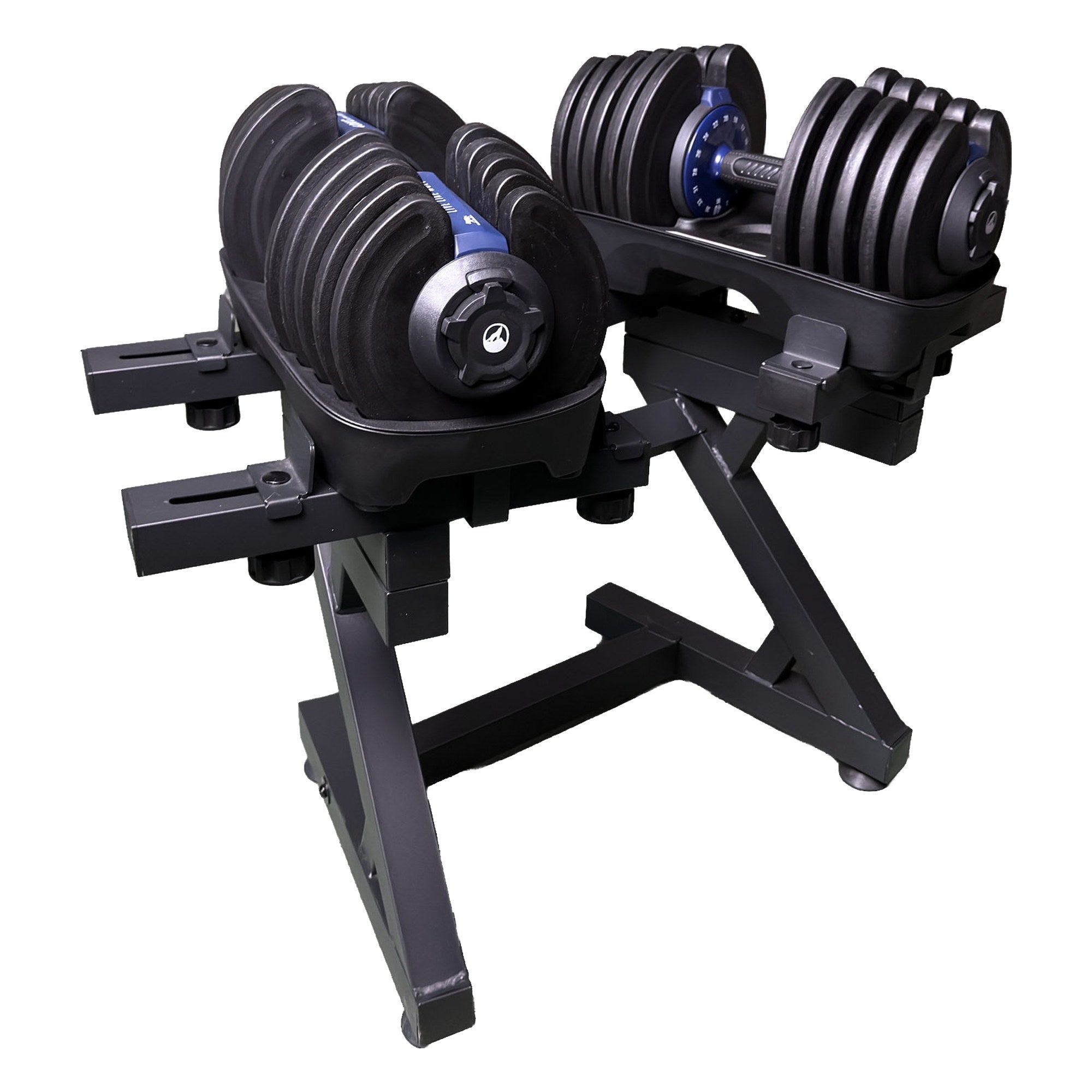 VERSTELBARE HALTER 40KG SET - VAN 2 + HALTERREK