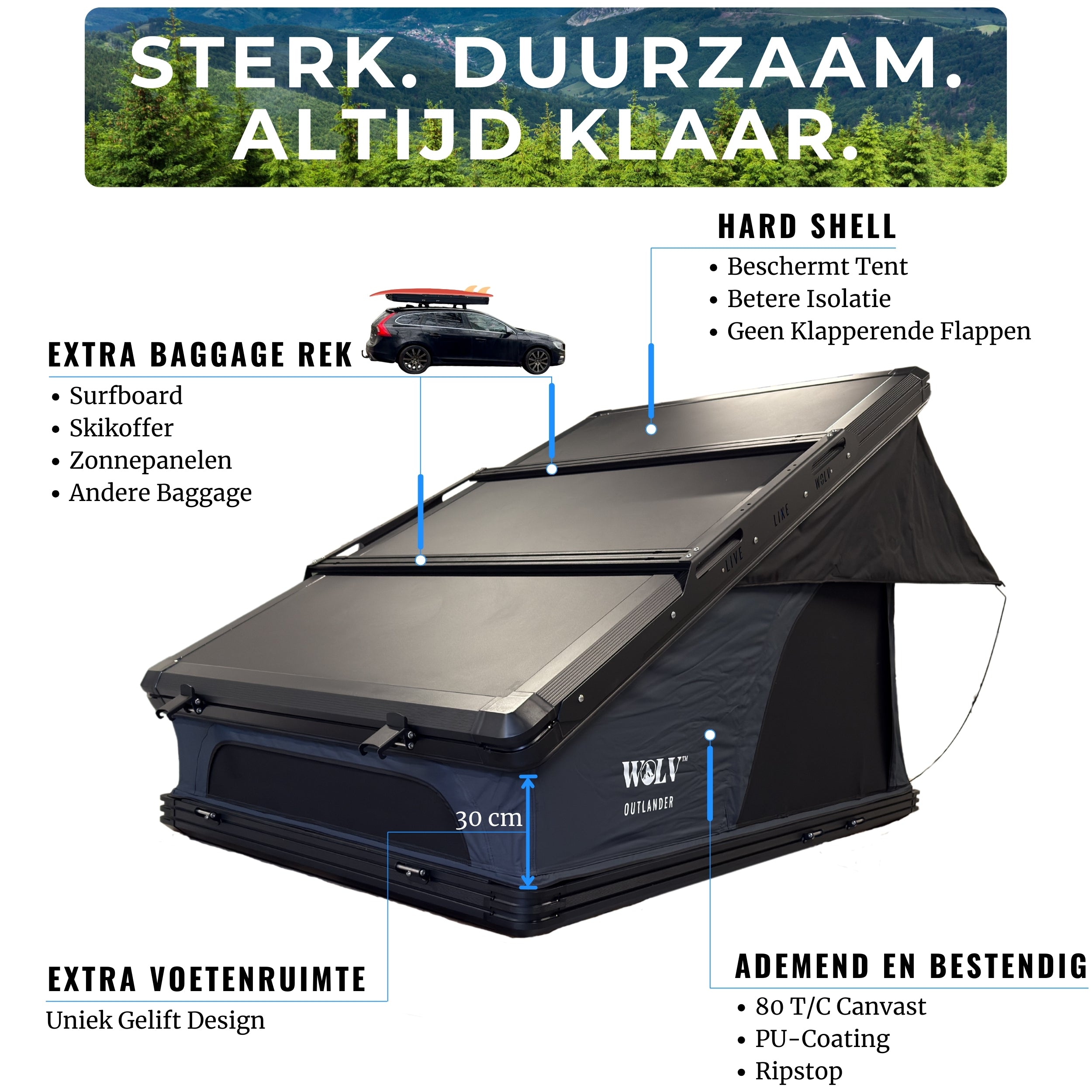hard tent dachzelt DACHZELT – WOLV