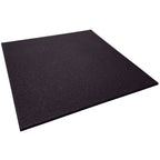 WOLV rubberen vloertegel in zwart, 100 x 100 cm en 2 cm dik voor de vloer van je home gym