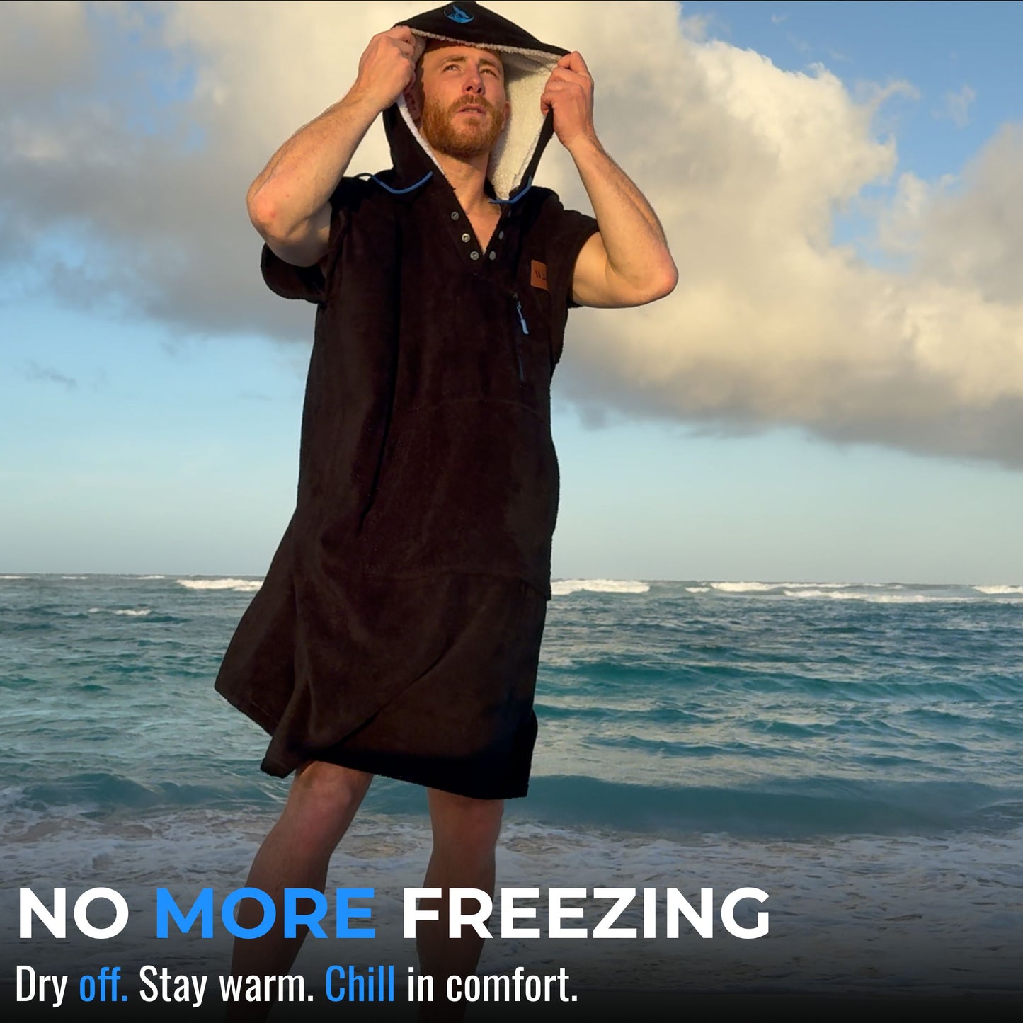 SURF-PONCHO – ÜBERGROßES KAPUZEN-HANDTUCH ZUM UMZIEHEN