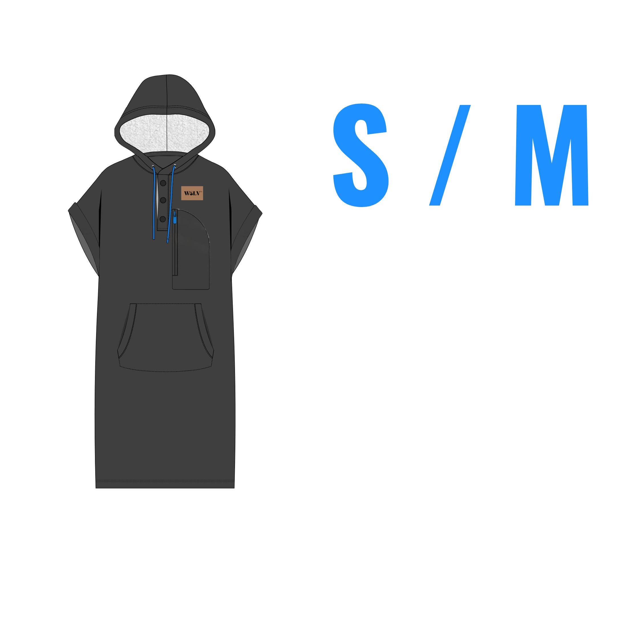 SURF PONCHO - OVERSIZED OMKLEED HANDDOEK MET CAPUCHON