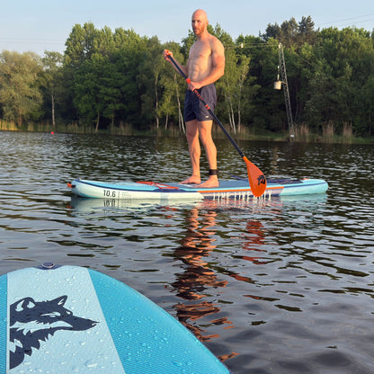WOLV NAVIGATE 10.6 – STEIFES AUFBLASBARES SUP MIT 18 PSI DRUCK