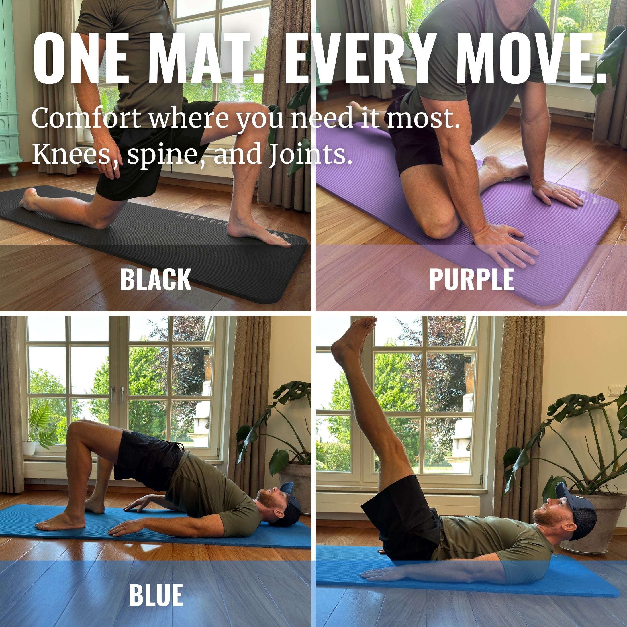 Extra Thick Yoga Mat - 15mm