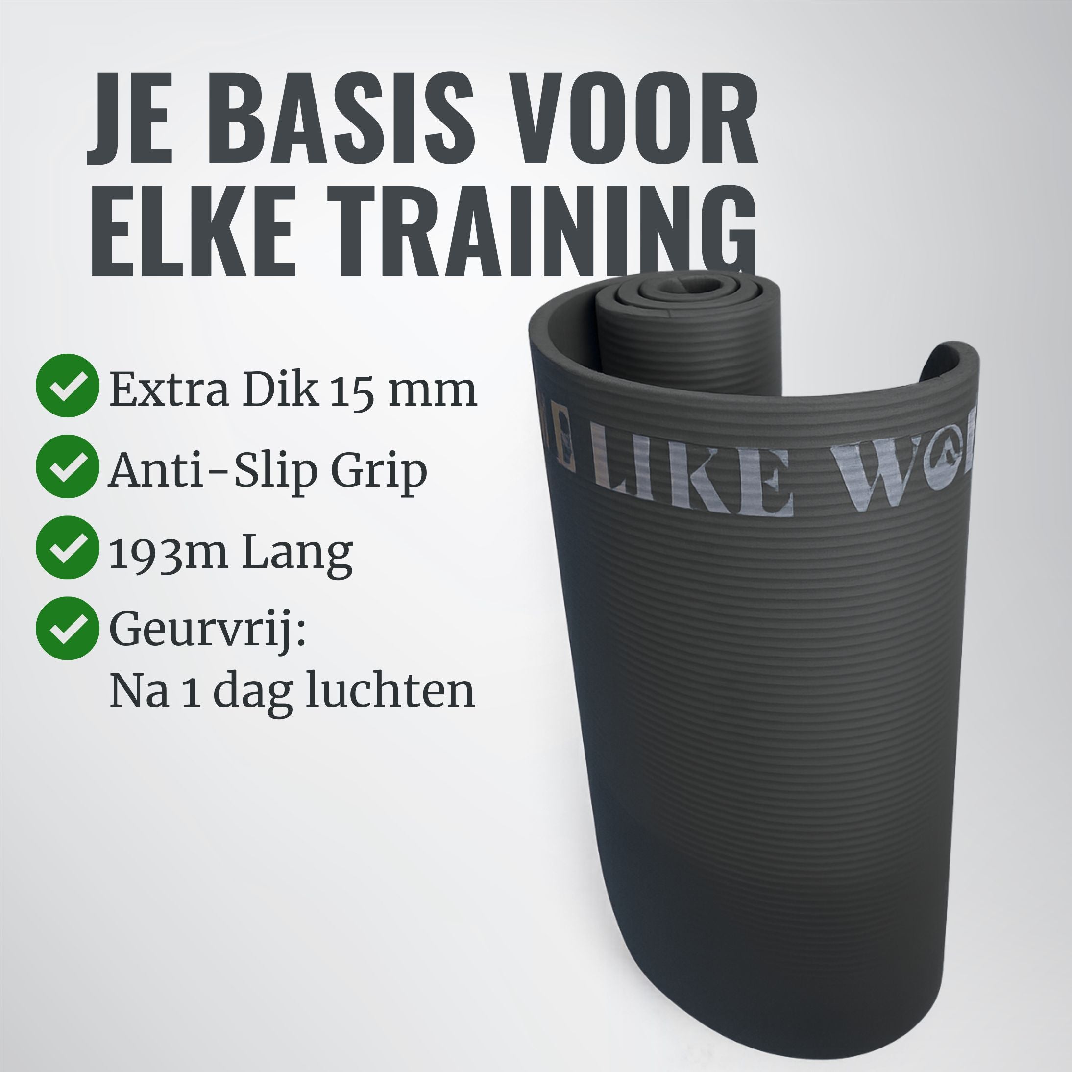 Extra Thick Yoga Mat - 15mm