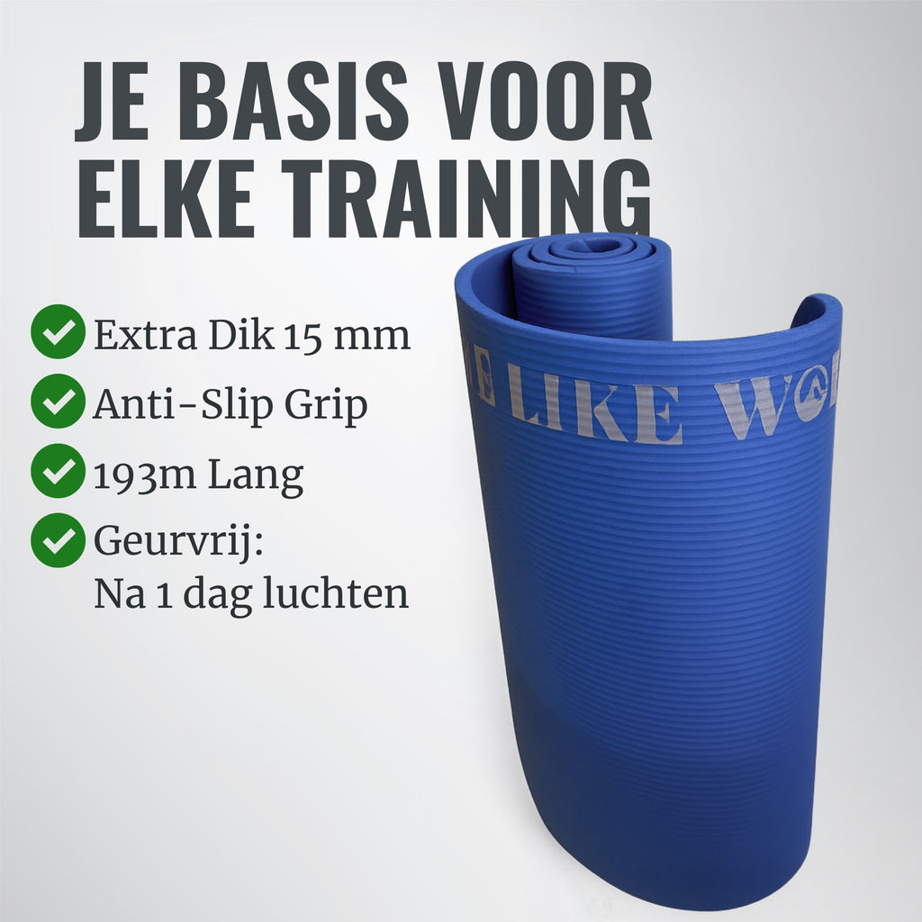 Extra Thick Yoga Mat - 15mm